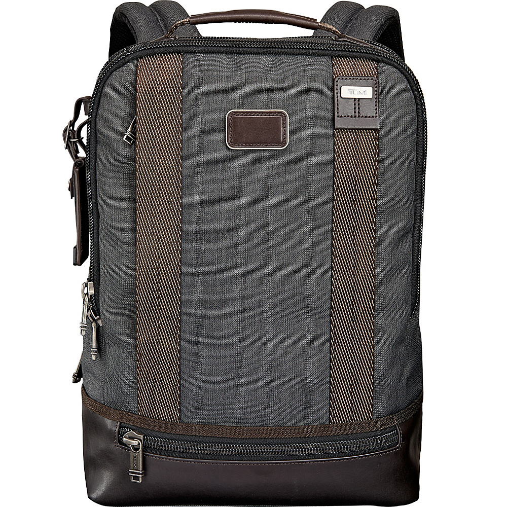 Tumi Alpha Bravo Dover Backpack Anthracite Tumi Business Laptop Backpacks