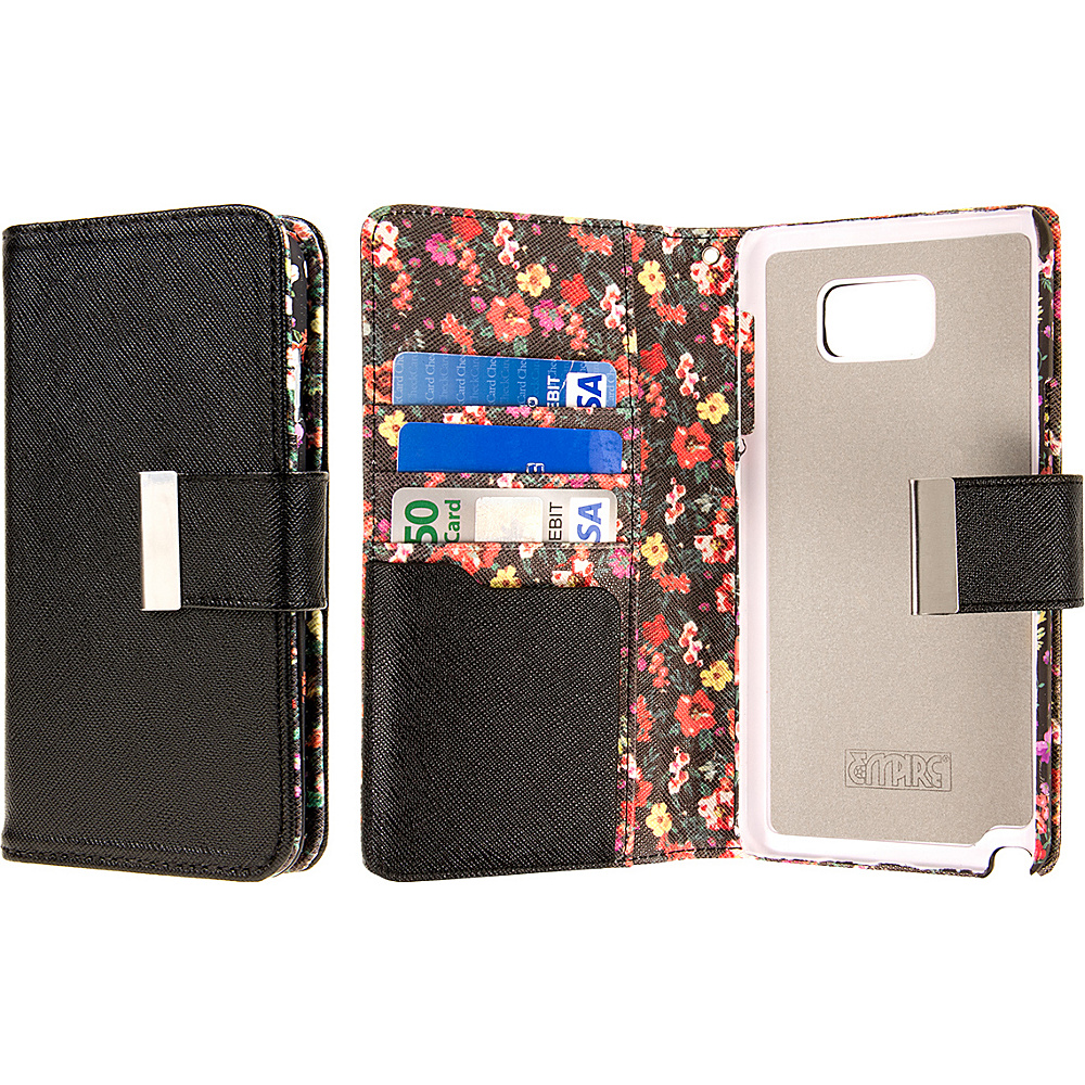EMPIRE KLIX Klutch Designer Wallet Case Samsung Galaxy Note 5 Vintage Floral EMPIRE Electronic Cases