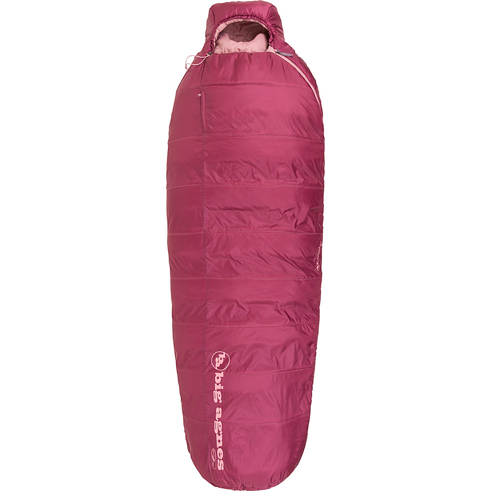 Big Agnes Slavonia 30 Insotect Hot Stream Sleeping Bag Rose Petite Right Big Agnes Outdoor Accessories