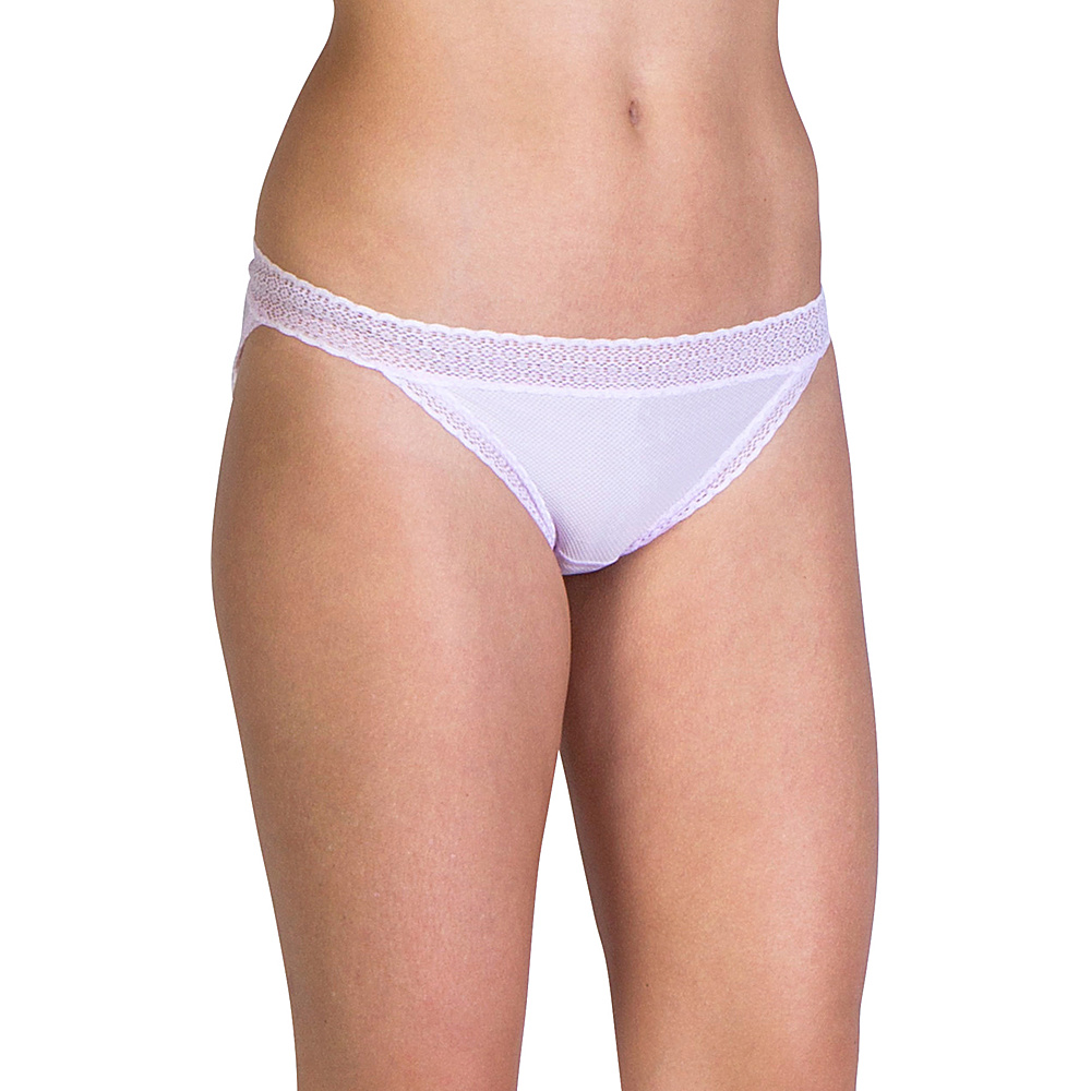 ExOfficio Give N Go Lacy Low Rise Bikini Brief XL Light Grape ExOfficio Women s Apparel