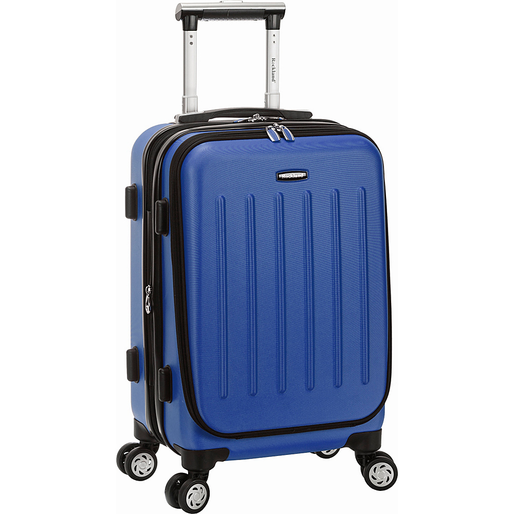 Rockland Luggage Titan 19 ABS Spinner Carry On Blue Rockland Luggage Softside Carry On
