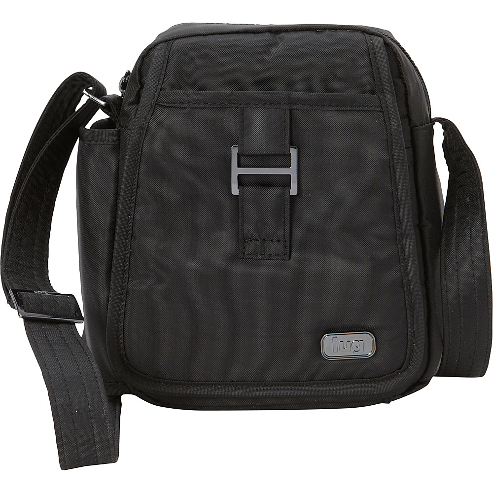 Lug RFID Can Can Small Crossbody Bag Midnight Black Lug Fabric Handbags