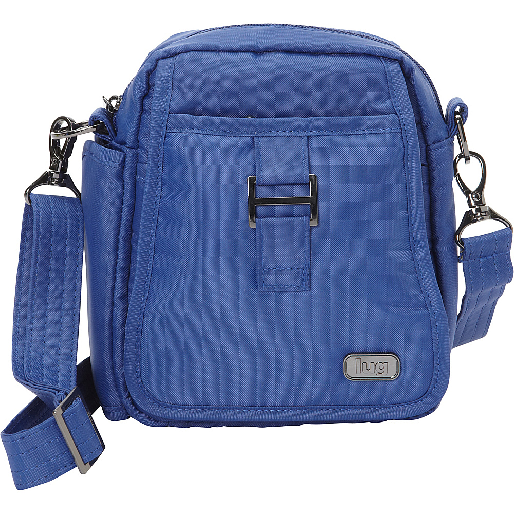 Lug RFID Can Can Small Crossbody Bag Cobalt Blue Lug Fabric Handbags