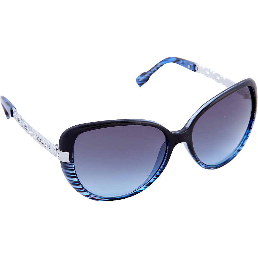 Rocawear Sunwear R3198 Women s Sunglasses Black Blue Rocawear Sunwear Sunglasses