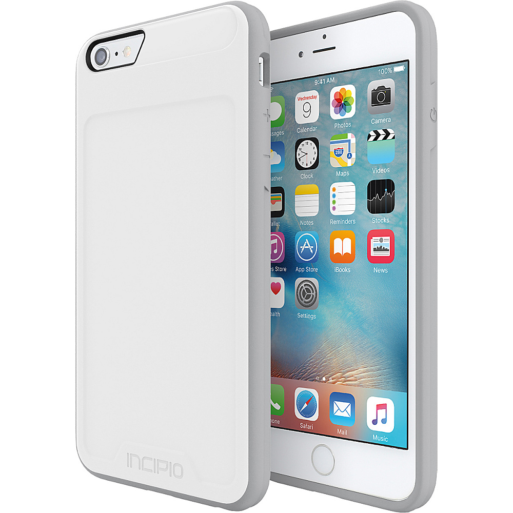 Incipio Performance Series Level 2 for iPhone 6 Plus 6s Plus White LightGray Incipio Electronic Cases