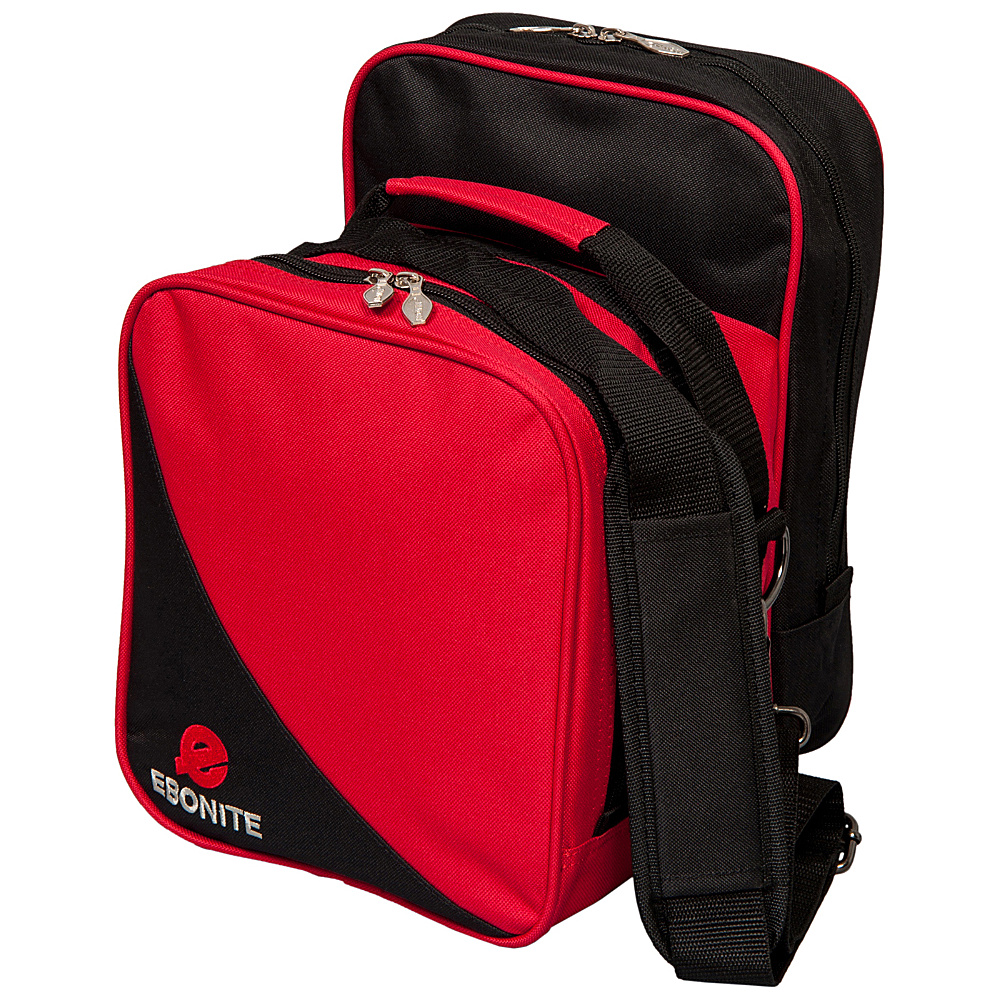Ebonite Compact Shoulder Tote Red Ebonite Bowling Bags