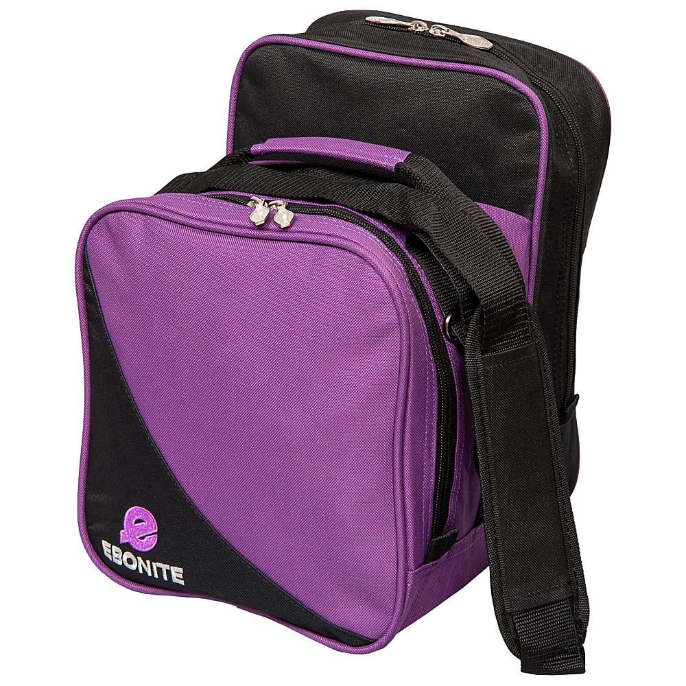 Ebonite Compact Shoulder Tote Purple Ebonite Bowling Bags