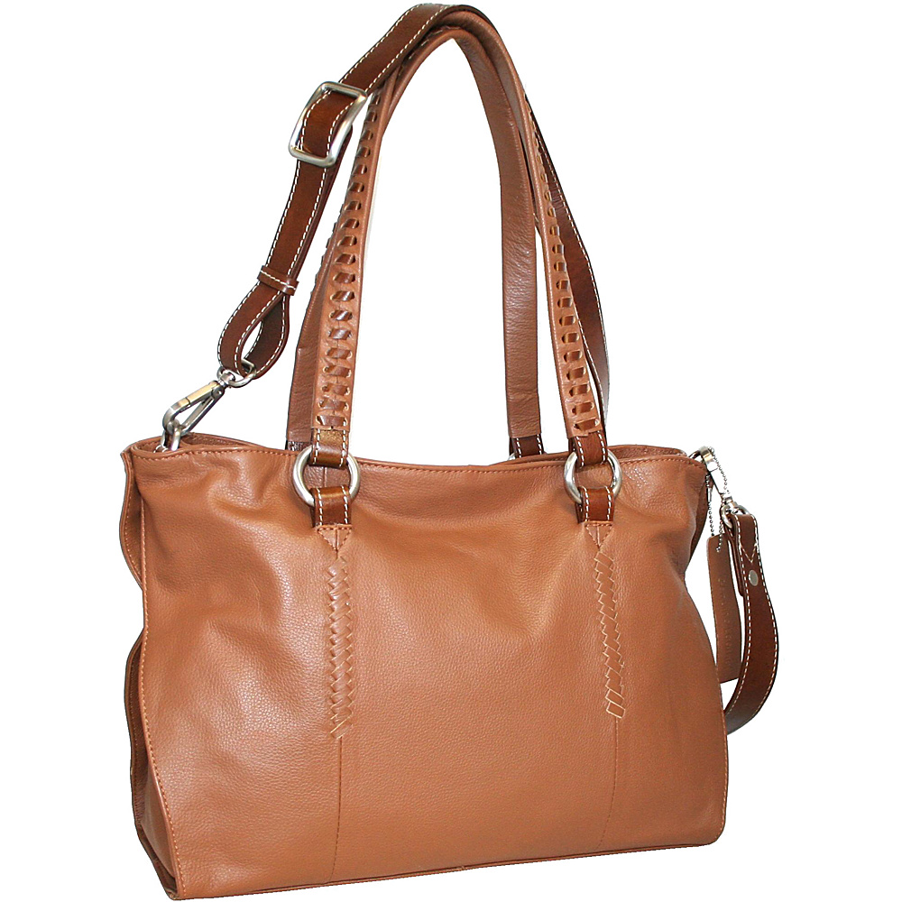 Nino Bossi Ruby Tuesday Shoulder Bag Cognac Nino Bossi Leather Handbags