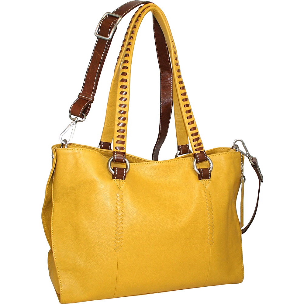 Nino Bossi Ruby Tuesday Shoulder Bag Lemon Nino Bossi Leather Handbags