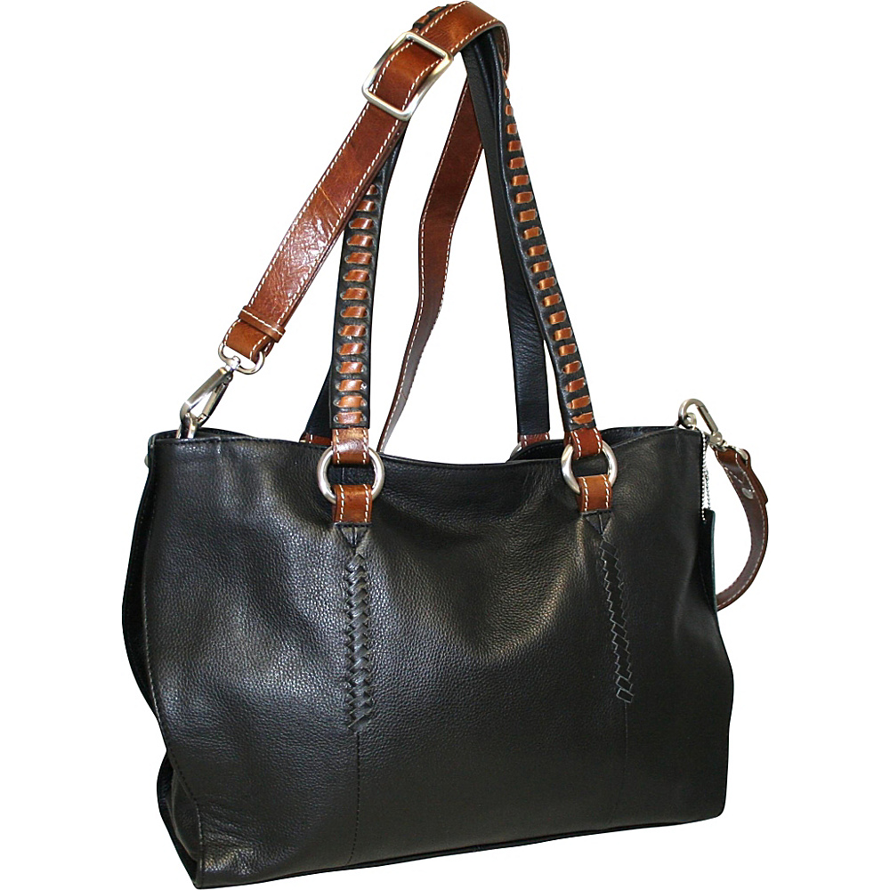 Nino Bossi Ruby Tuesday Shoulder Bag Black Nino Bossi Leather Handbags