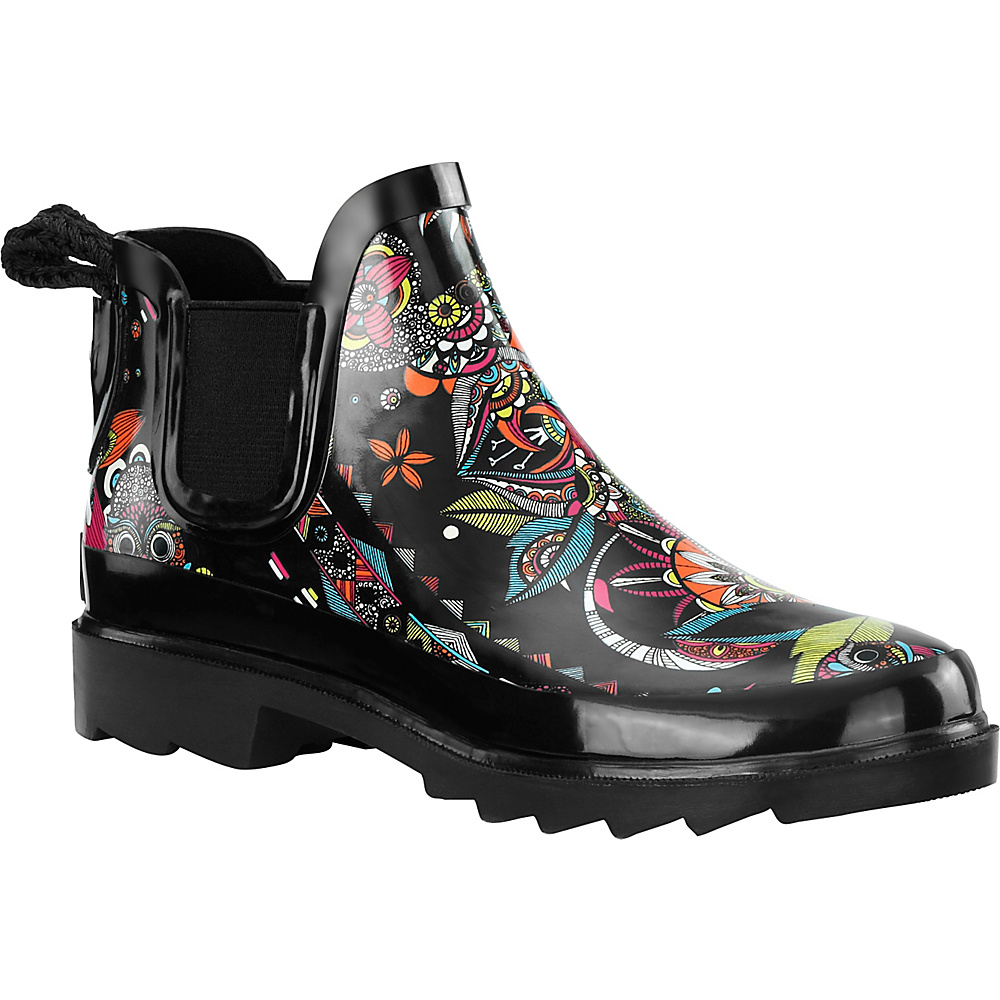 Sakroots Rhyme Ankle Rain Boot 7 M Regular Medium Neon Spirit Desert Sakroots Women s Footwear