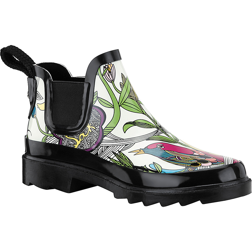 Sakroots Rhyme Ankle Rain Boot 7 Optic Peace Sakroots Women s Footwear