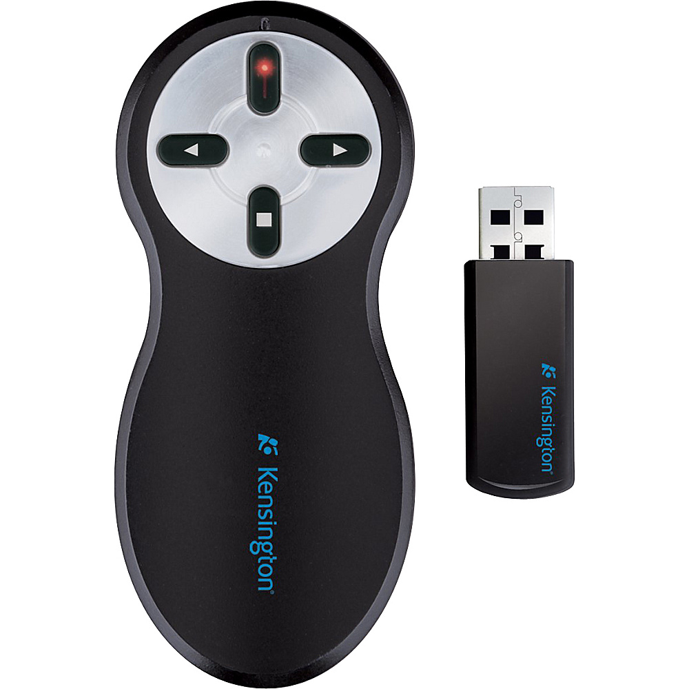 Kensington Wireless Presenter with red Laser Pointer for Powerpoint or Keynote Black Kensington Electronic Accessories