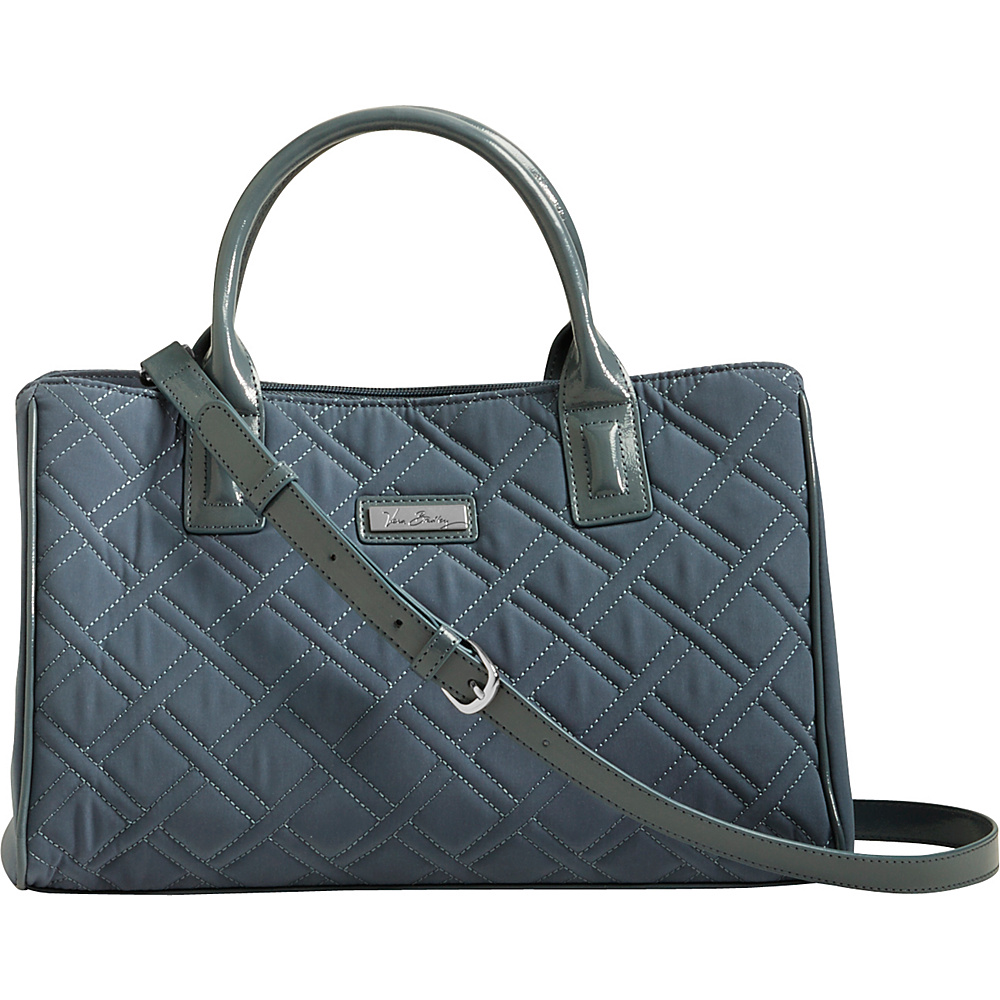 Vera Bradley Triple Compartment Bag Charcoal with Gray Vera Bradley Fabric Handbags
