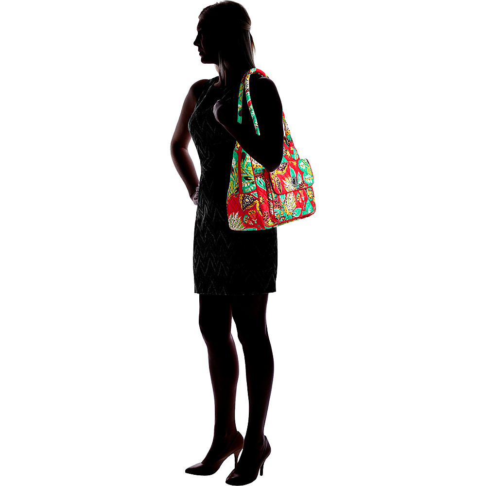 Vera Bradley Turnlock Satchel Rumba - Vera Bradley Fabric Handbags