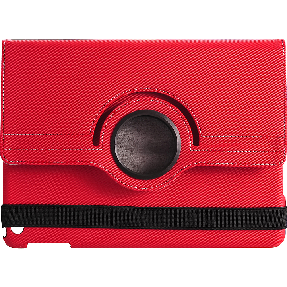 iBoost iPad Air Hardshell Rotating Case With Leather Smart Cover Red iBoost Laptop Sleeves