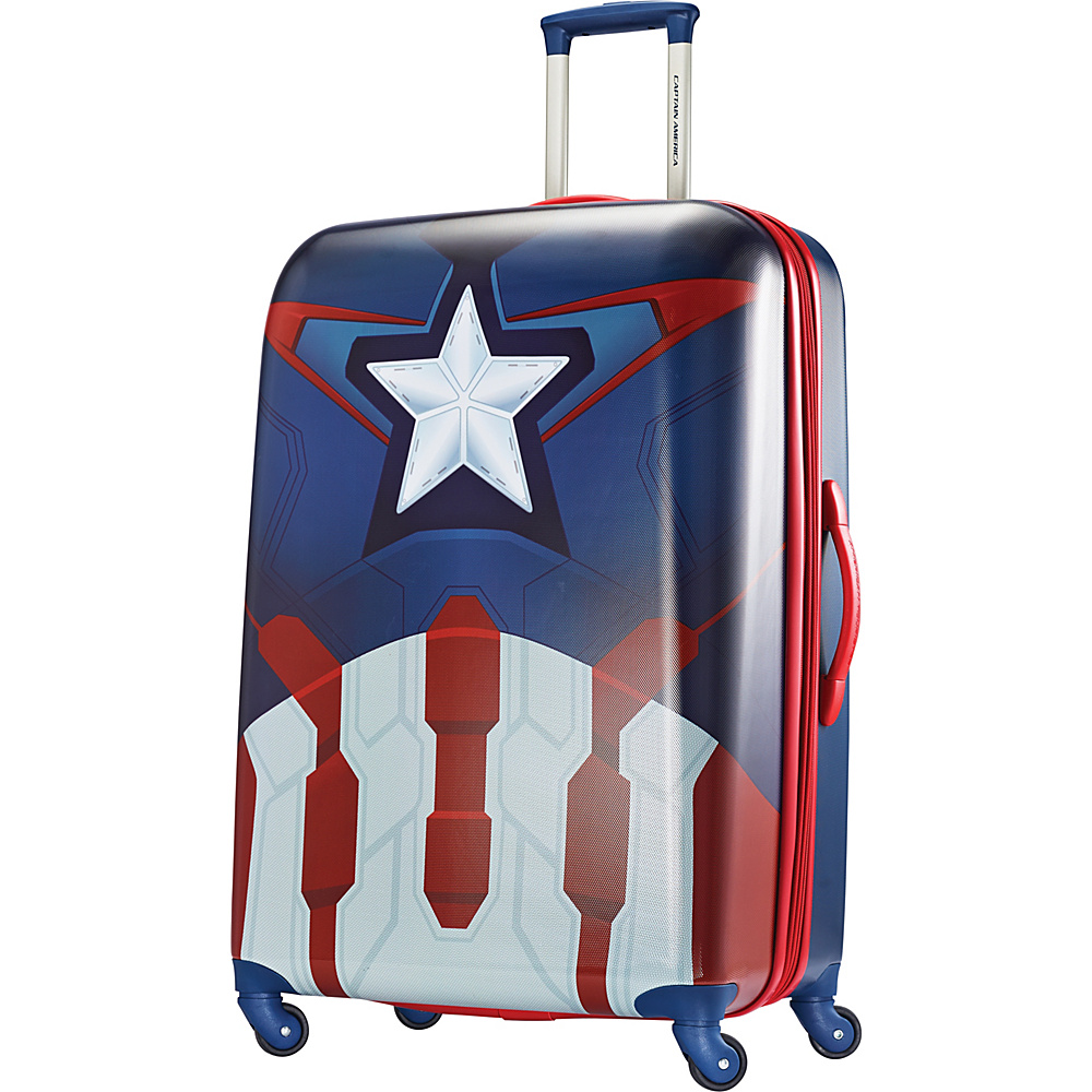 American Tourister Marvel Spinner 28 Captain America American Tourister Hardside Checked