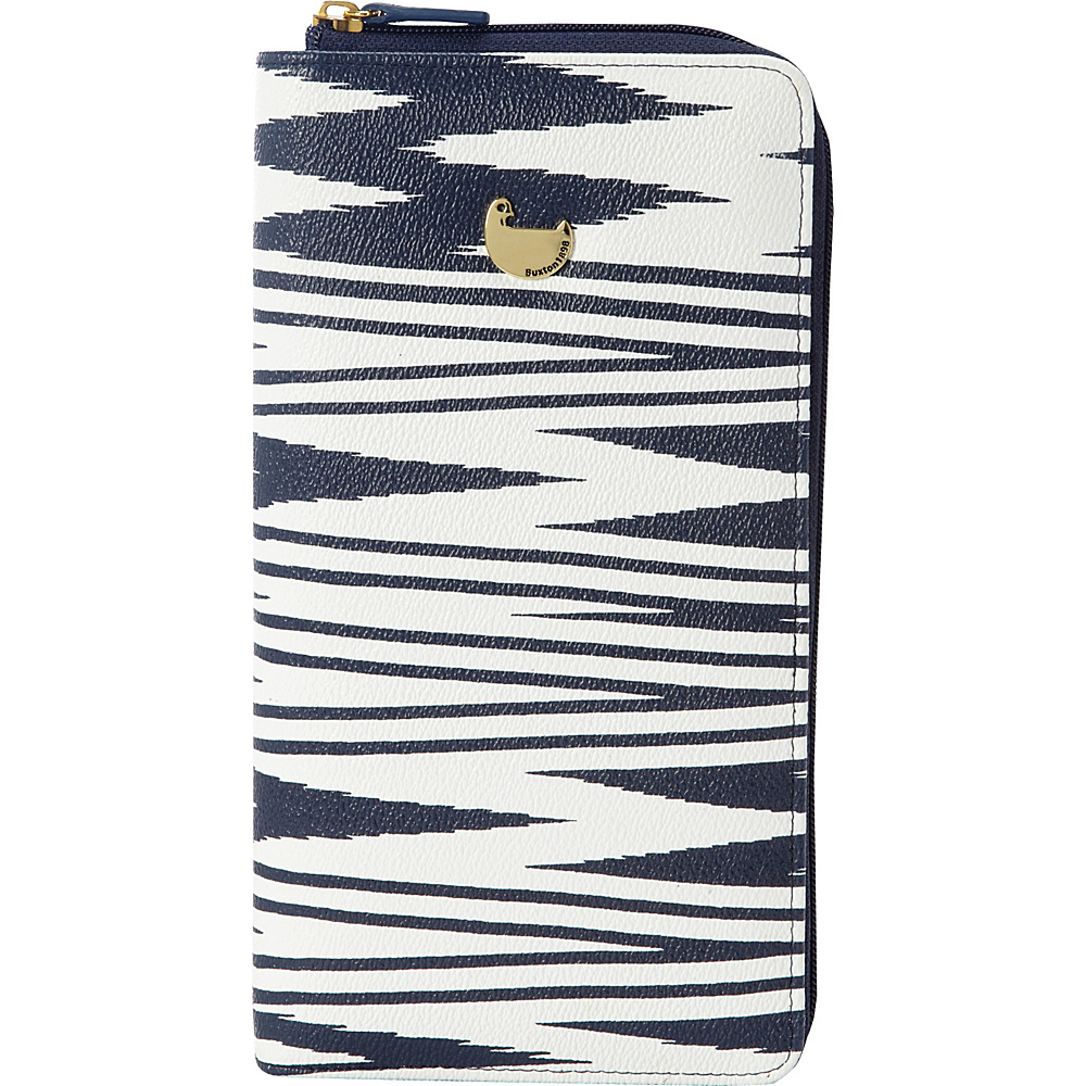 Buxton Chevron Travel Collection All About Travel Wallet Navy Buxton Travel Wallets