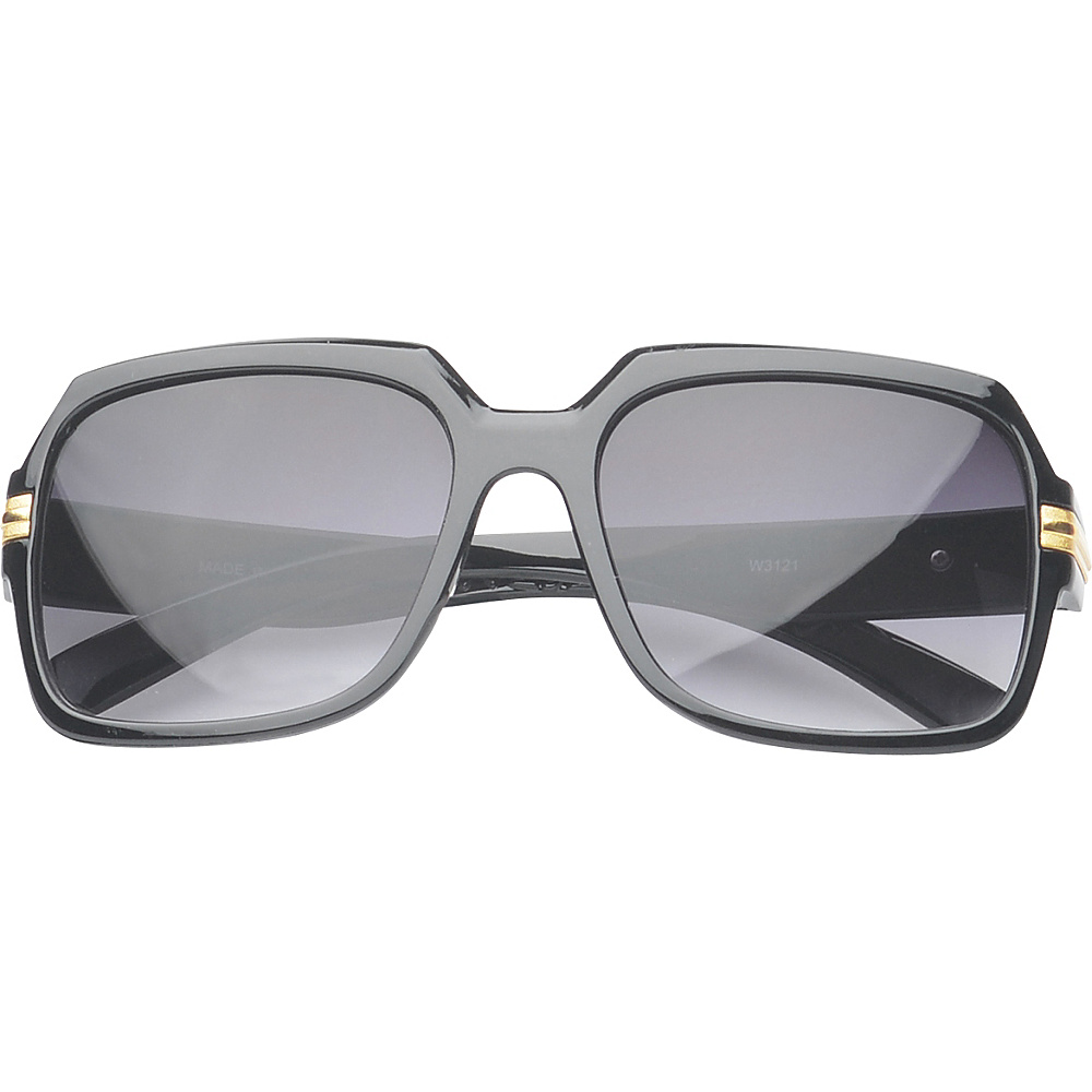 SW Global Eyewear Joanna Rectangle Fashion Sunglasses Black SW Global Sunglasses