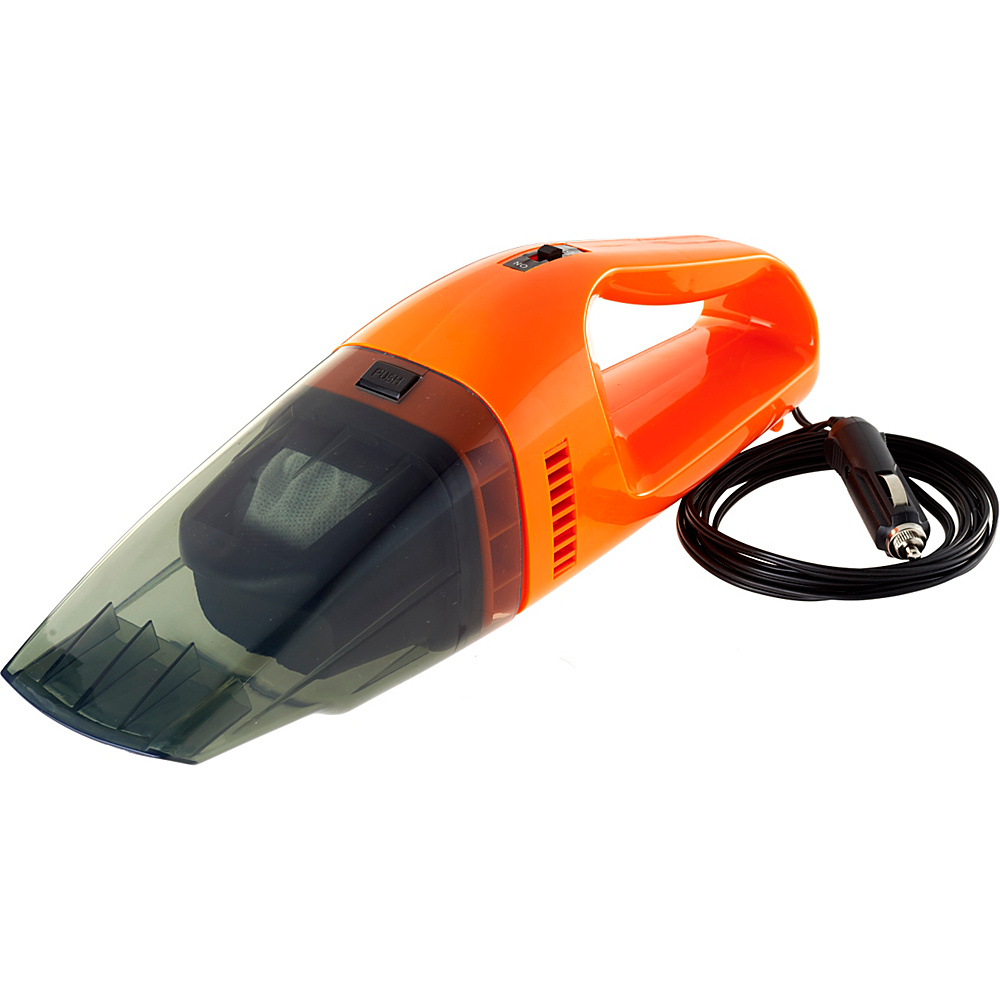 High Road 12V Wet or Dry 75W Car Vacuum Cleaner Orange and Black High Road Trunk and Transport Organization
