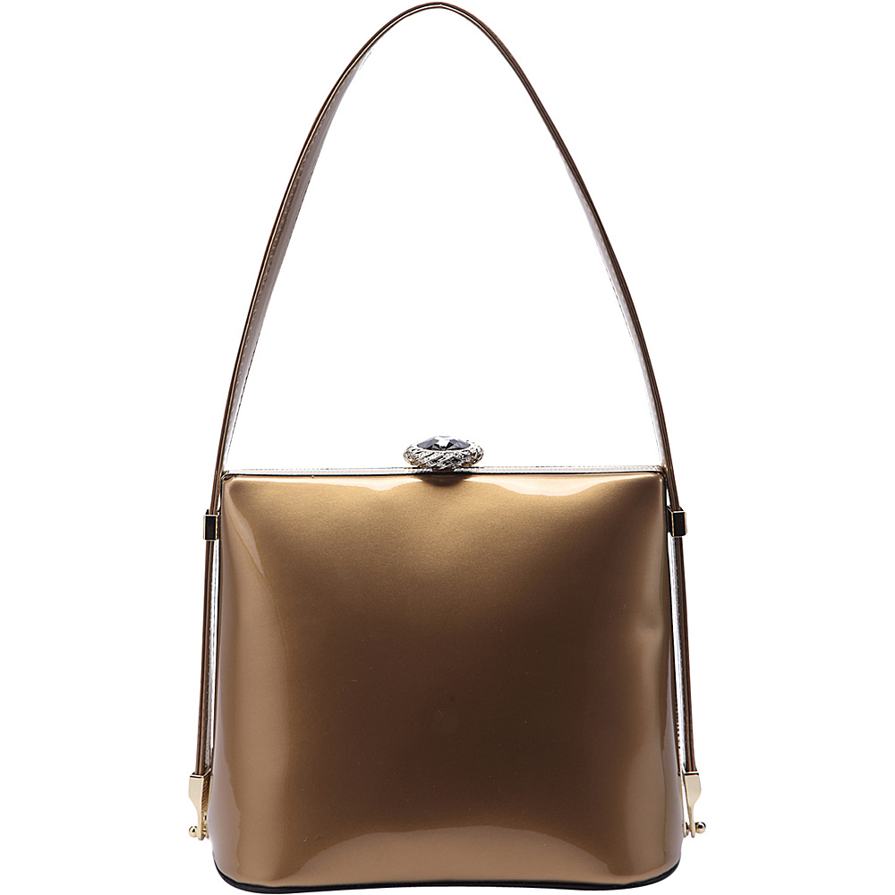 MKF Collection Lily Designer Shoulder Bag Gold MKF Collection Manmade Handbags