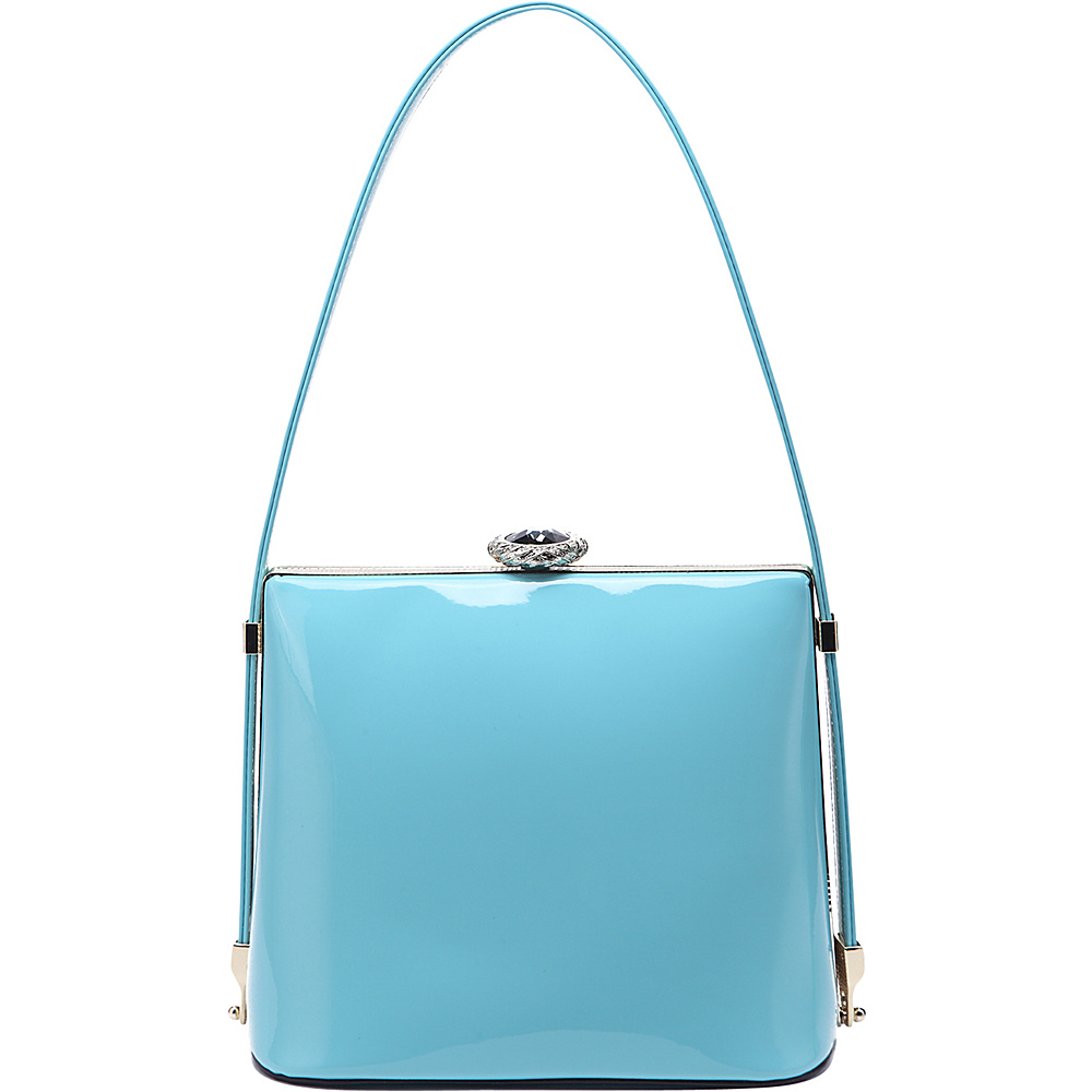 MKF Collection Lily Designer Shoulder Bag Light Blue MKF Collection Manmade Handbags