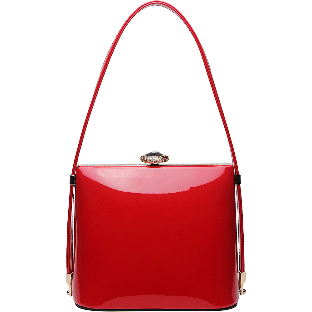 MKF Collection Lily Designer Shoulder Bag Red MKF Collection Manmade Handbags