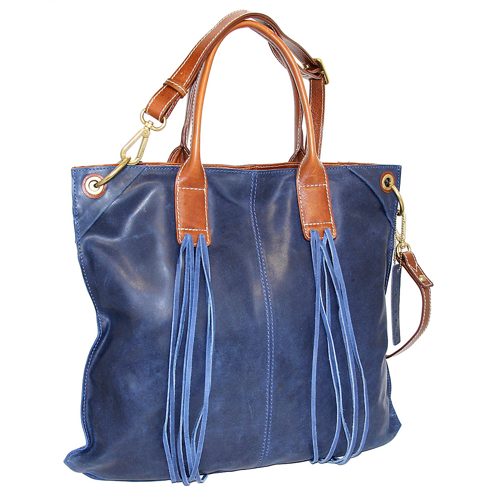 Nino Bossi Mary s Mail Tote Denim Nino Bossi Leather Handbags