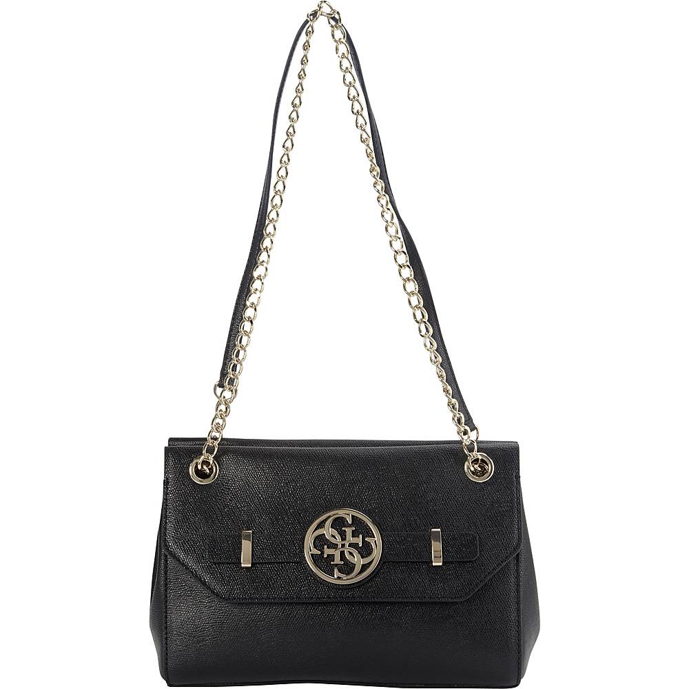 GUESS Katlin Convertible Crossbody Black GUESS Manmade Handbags