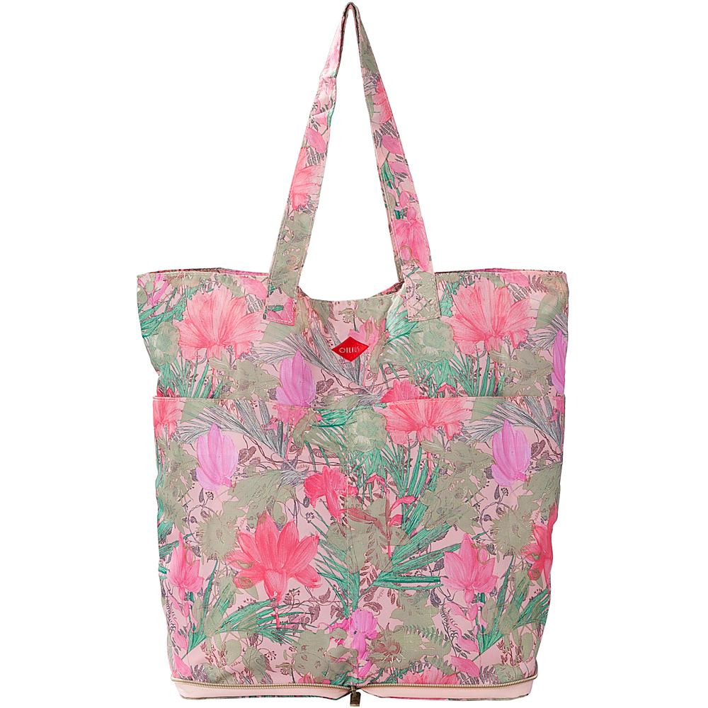 Oilily Folding Shopper Shoulder Bag Melon Oilily Fabric Handbags