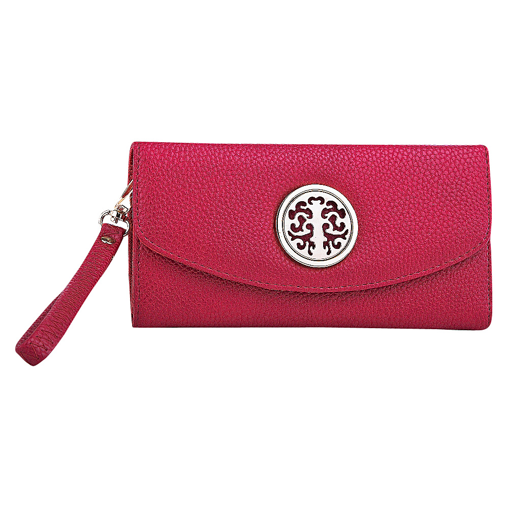 MKF Collection Camilla Flip Top Multiple Pocket Wallet Red MKF Collection Women s Wallets