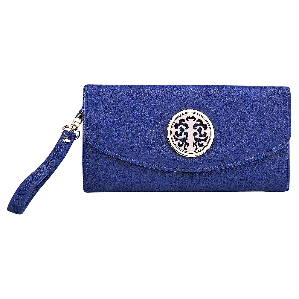 MKF Collection Camilla Flip Top Multiple Pocket Wallet Royal Blue MKF Collection Women s Wallets