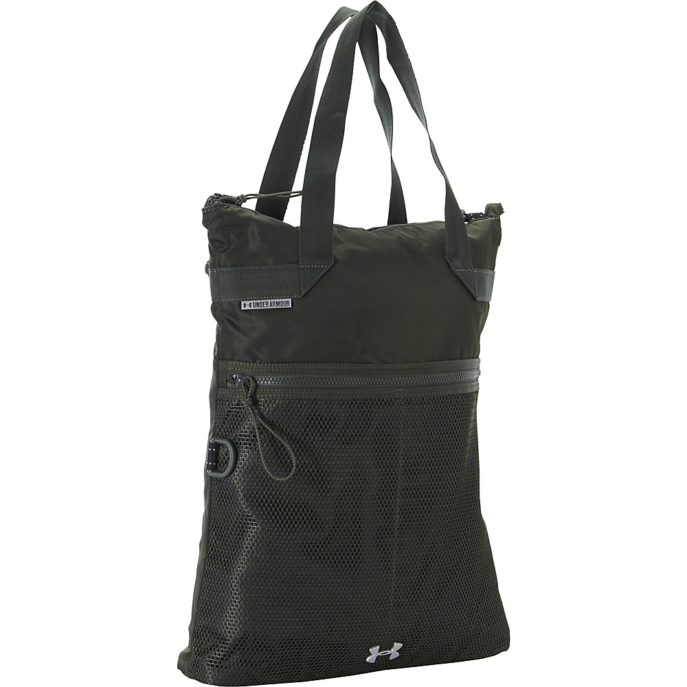 Under Armour Multi Tasker Tote Combat Green Silver Under Armour All Purpose Totes