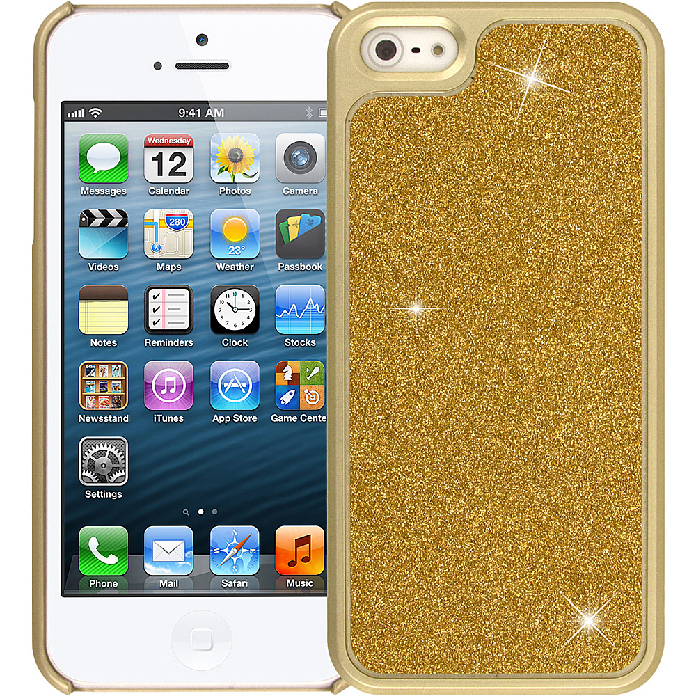 EMPIRE GLITZ Glitter Glam Case for Apple iPhone 5 5S Gold EMPIRE Electronic Cases
