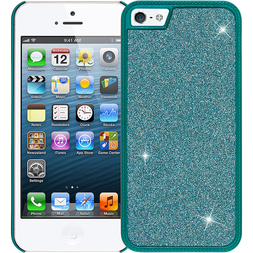 EMPIRE GLITZ Glitter Glam Case for Apple iPhone 5 5S Teal EMPIRE Electronic Cases