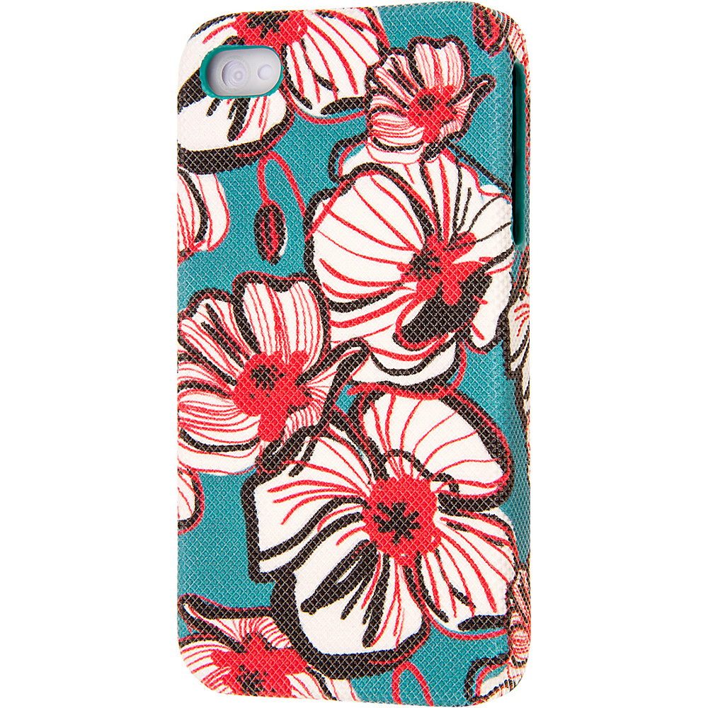 EMPIRE Signature Series Case for Apple iPhone 4 4S Bold Teal Floral EMPIRE Personal Electronic Cases