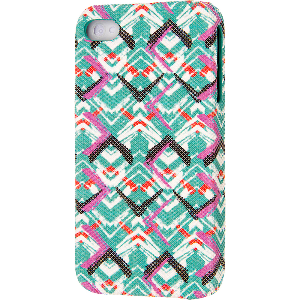EMPIRE Signature Series Case for Apple iPhone 4 4S Purple Mint Waves EMPIRE Personal Electronic Cases