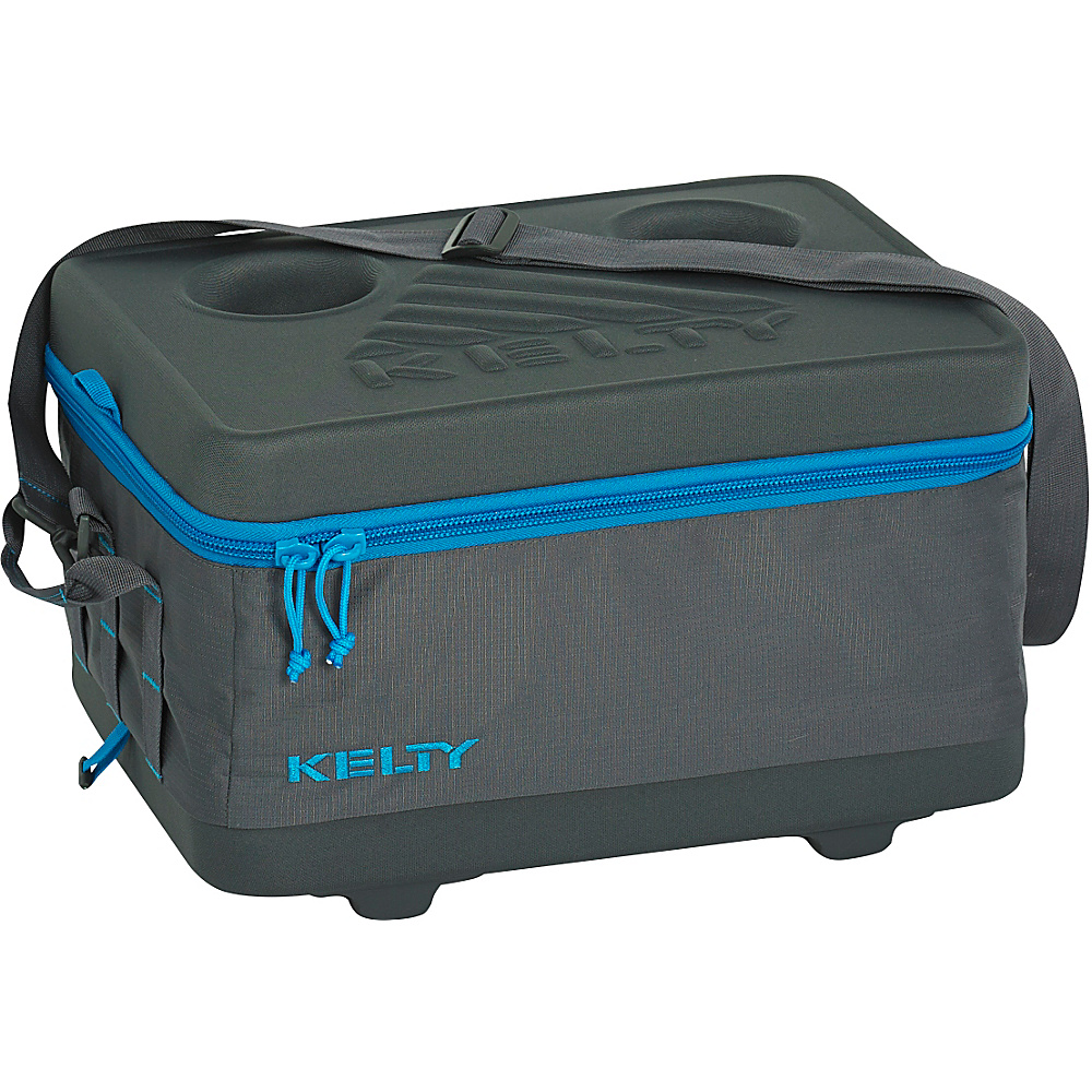 Kelty Folding Cooler Small Smoke Paradise Blue Kelty Travel Coolers