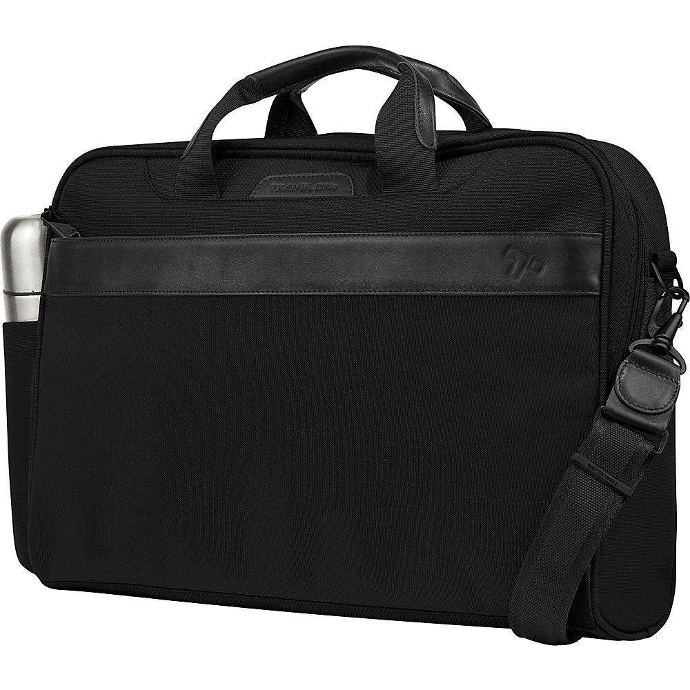 Travelon Anti Theft Classic Plus Slim Briefcase Black Travelon Non Wheeled Business Cases