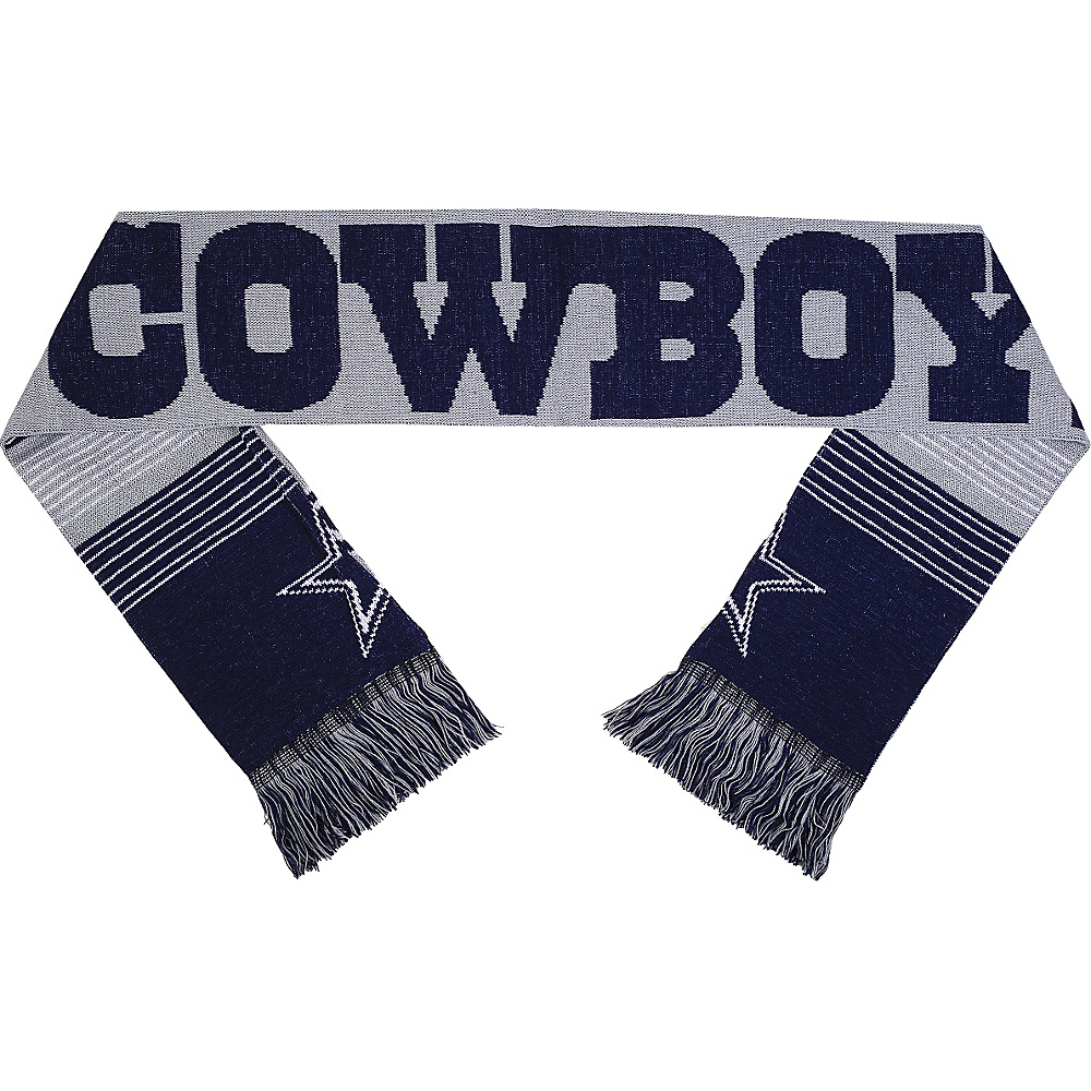 Forever Collectibles NFL Reversible Split Logo Scarf Blue Dallas Cowboys Forever Collectibles Scarves