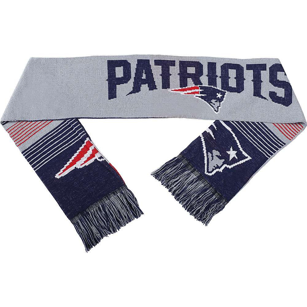 Forever Collectibles NFL Reversible Split Logo Scarf Blue New England Patriots Forever Collectibles Scarves