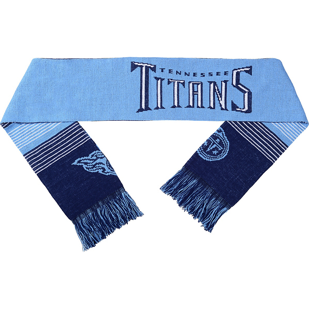Forever Collectibles NFL Reversible Split Logo Scarf Blue Tennessee Titans Forever Collectibles Scarves