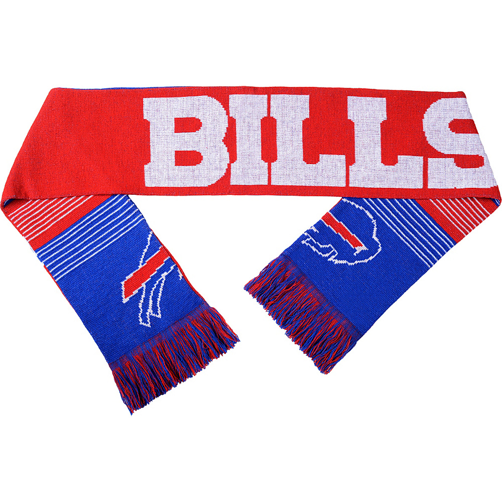 Forever Collectibles NFL Reversible Split Logo Scarf Blue Buffalo Bills Forever Collectibles Scarves