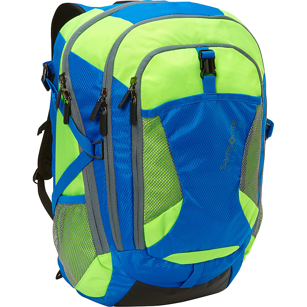 Samsonite Outlab Impact Backpack Electric Blue Green Gecko Samsonite School Day Hiking Backpacks