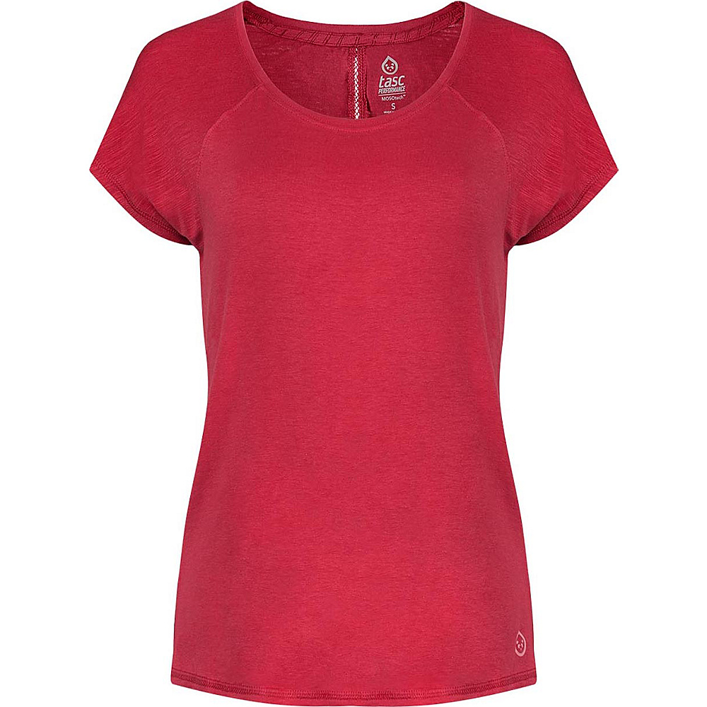 tasc Performance Womens Zydeco Tee L Red Hot tasc Performance Women s Apparel