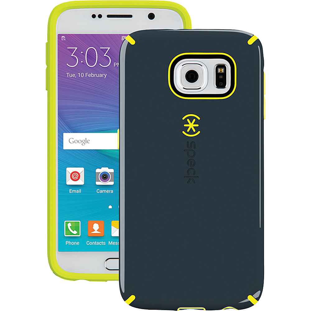 Speck Samsung Galaxy S 6 Candyshell Case Gray Yellow Speck Electronic Cases