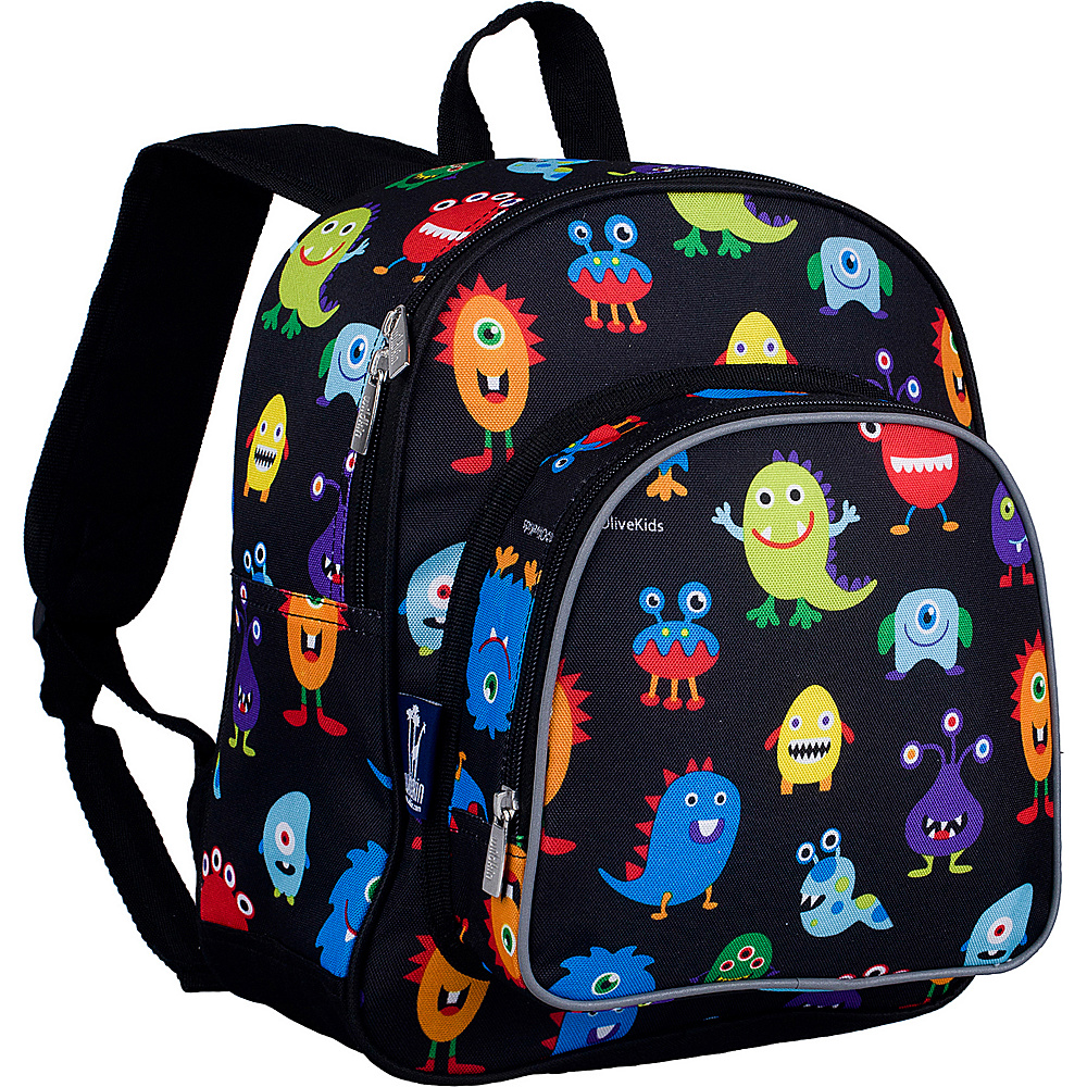 Wildkin Pack n Snack Backpack Olive Kids Monsters Wildkin Everyday Backpacks