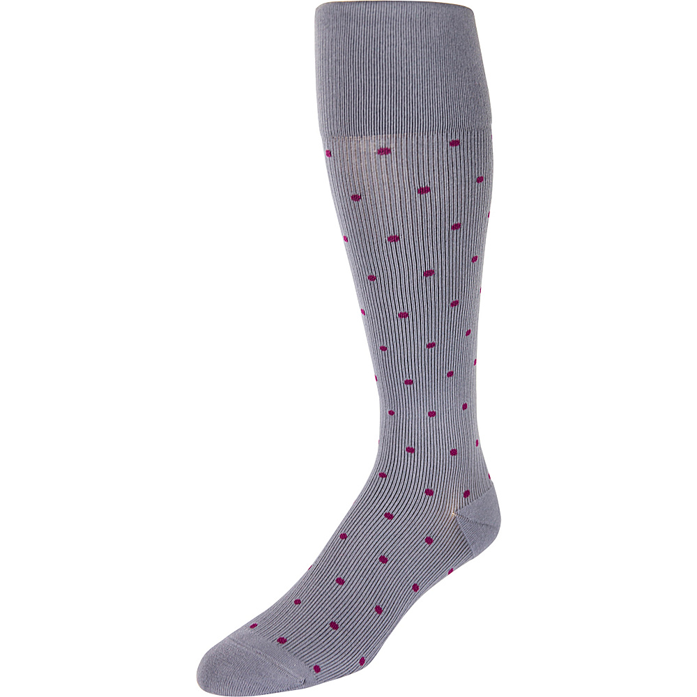 Rejuva Spot Compression Socks Grey Plum â Small Rejuva Legwear Socks