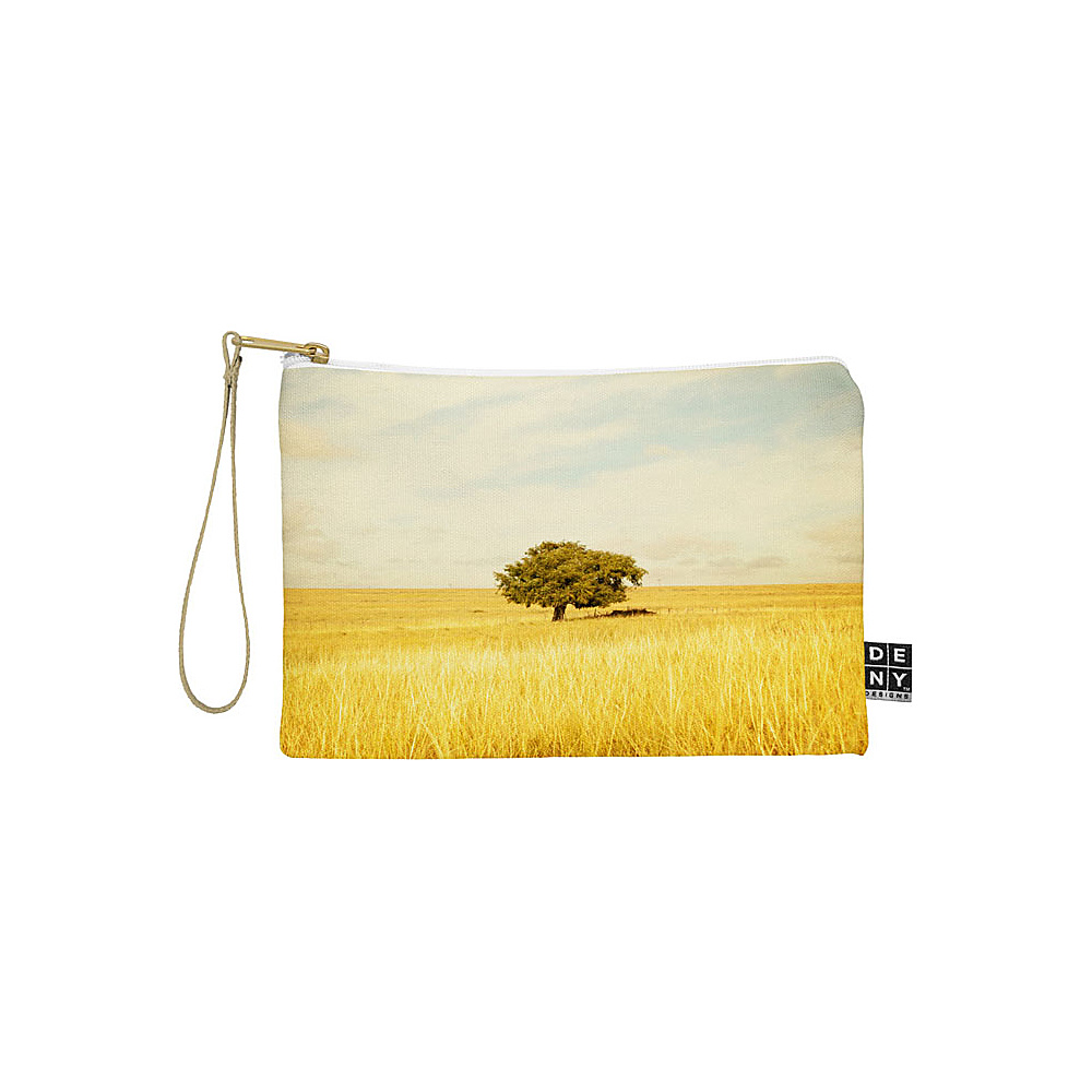 DENY Designs Barbara Sherman Pouch Golden Yellow Solitary DENY Designs Travel Wallets
