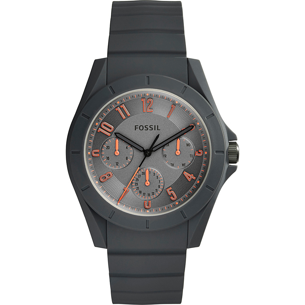 Fossil Poptastic Sport Multifunction Silicone Strap Grey Fossil Watches